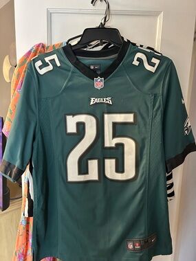 Nike Teal and Black Philadelphia Eagles #25 Jersey
